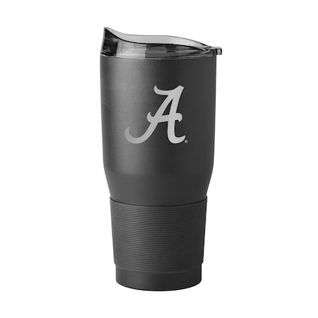 Logo Brands Alabama 30oz Etch Powder Coat Tumbler 102-S30PT-BLK-9